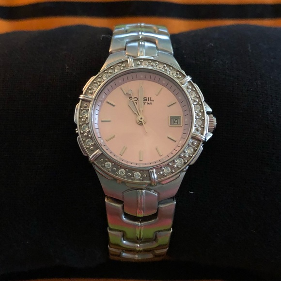 Fossil Accessories - Fossil Women’s Watch with CZ bezel